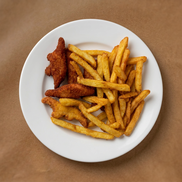 Kids Chicken Nuggets.